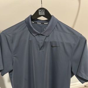 Nike dry fit blue shirt size large